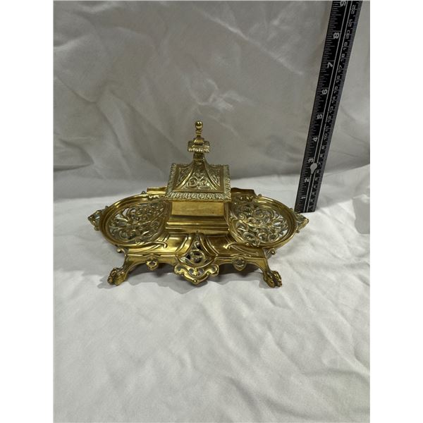 Brass Japanese ink well