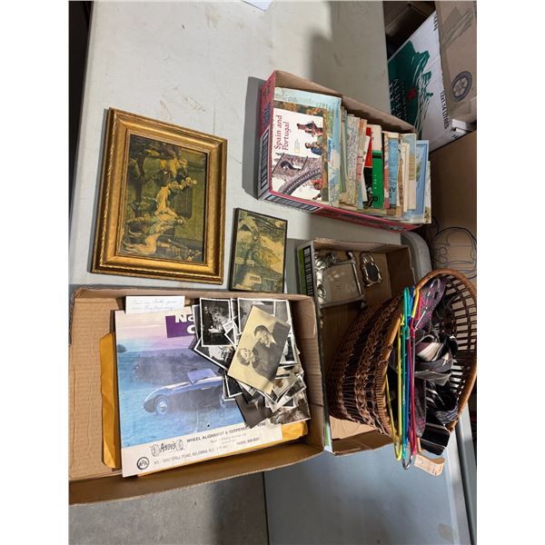 Photos, maps ties, etc.