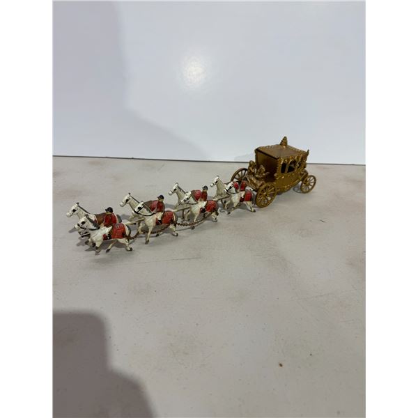 Lesney Moko Gold Coronation Coach - Made in England