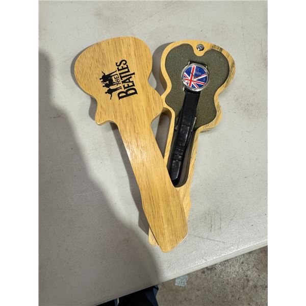 The Beatles watch in case