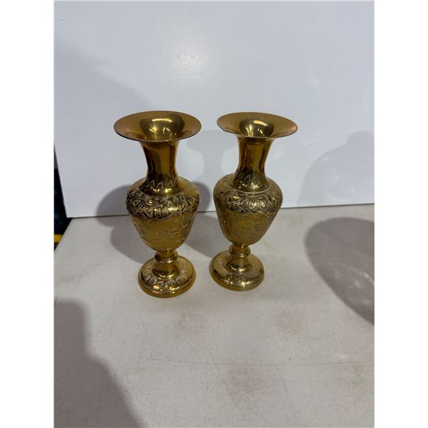 Brass vases
