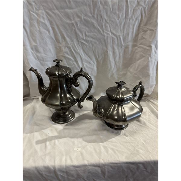 Coffee, pot and tea pot