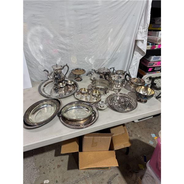 Lot of silver plate