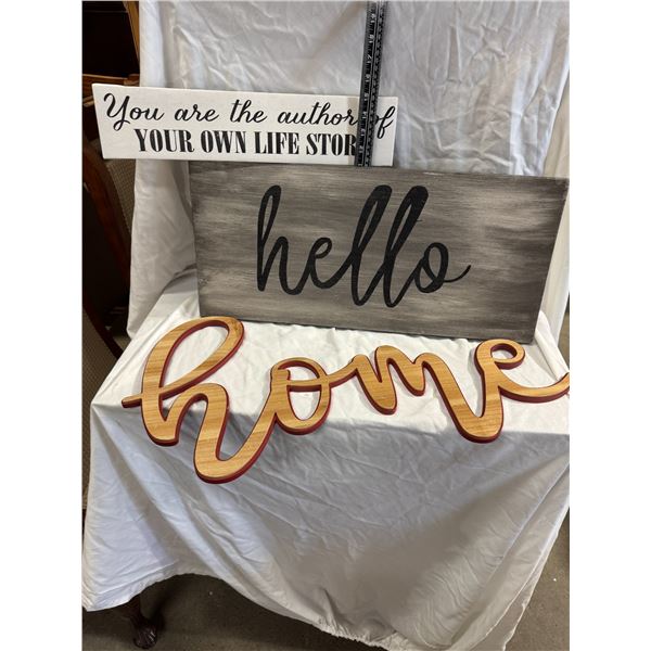 Home decor signs