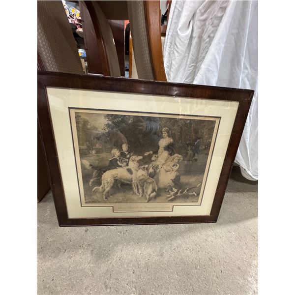 Queen, Alexandra, her grandchildren and dogs