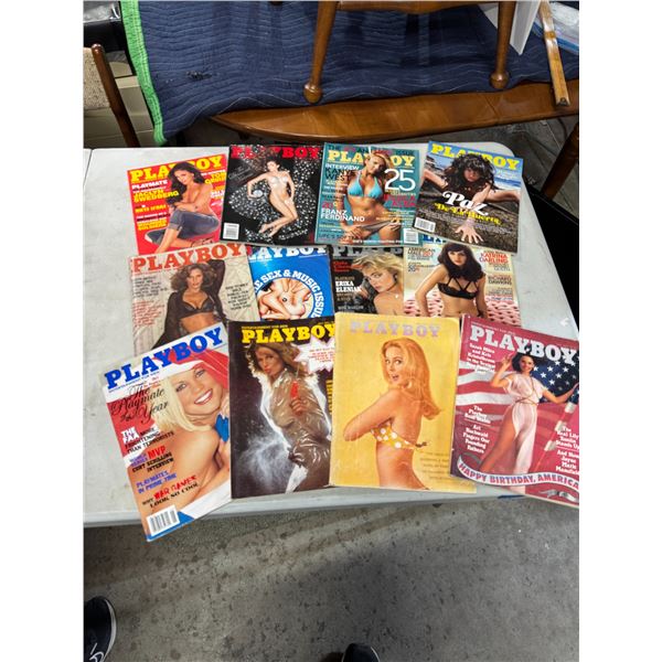 Playboy magazines
