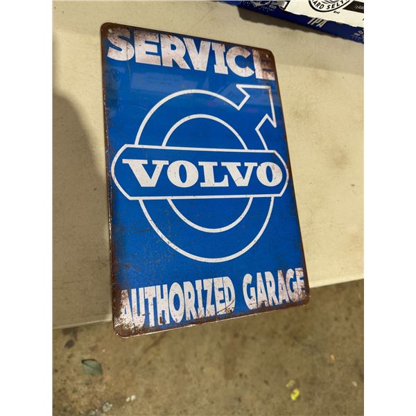 Volvo tin sign