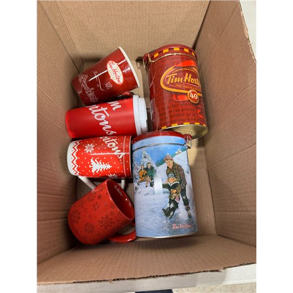 Tim Hortons, mugs and canisters
