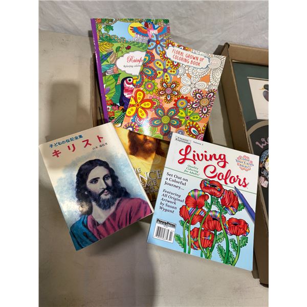 Coloring books and other books