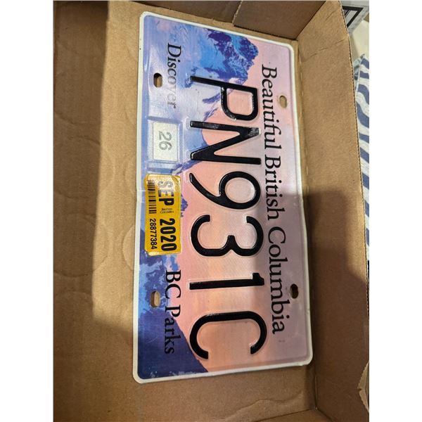 License plate