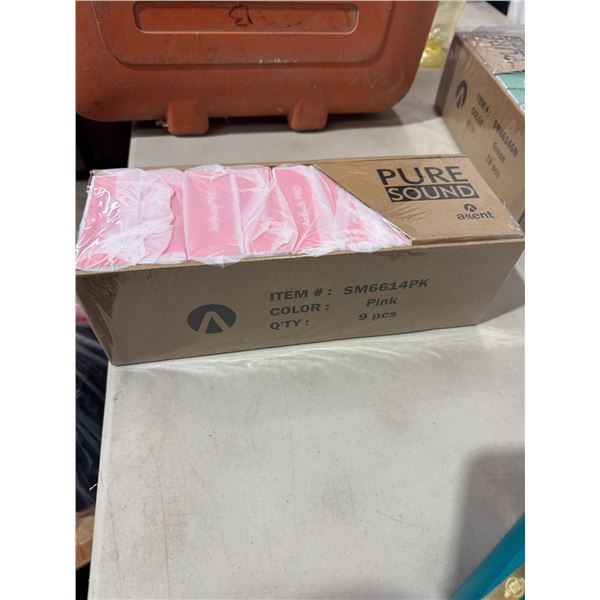 Airbuds pink nine pieces