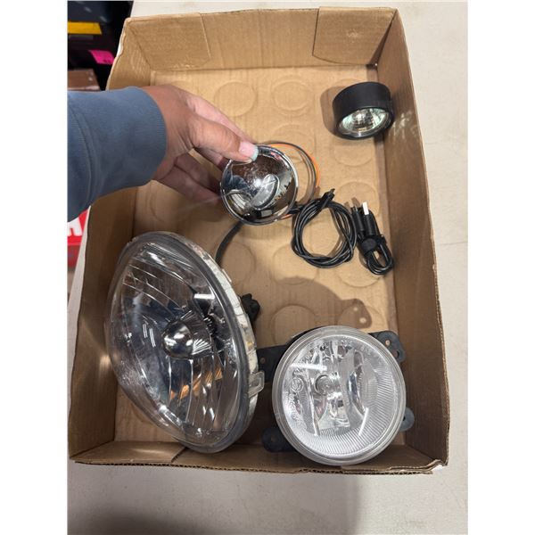 Lights in a fuel indicator gauge