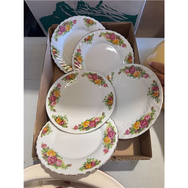 English rose plates