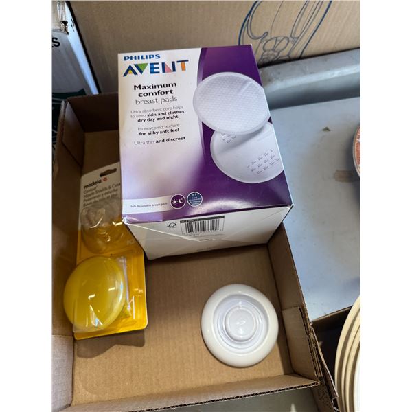 Breast pads, and other items