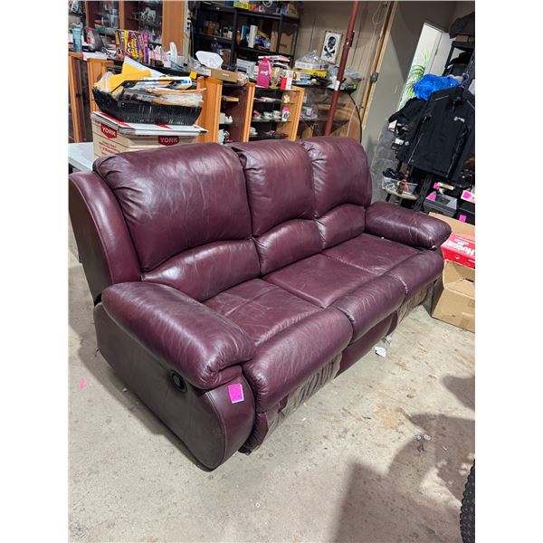 Leather couch