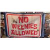 Image 1 : No weenies allowed flag