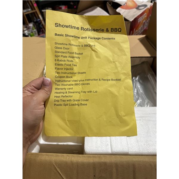 Showtime rotisserie and barbecue
