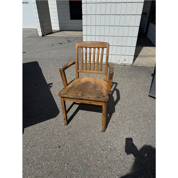 Antique wood chair
