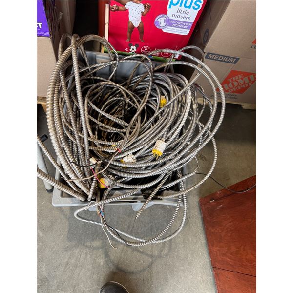 bin of wire