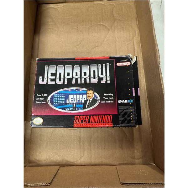 Jeopardy super Nintendo game