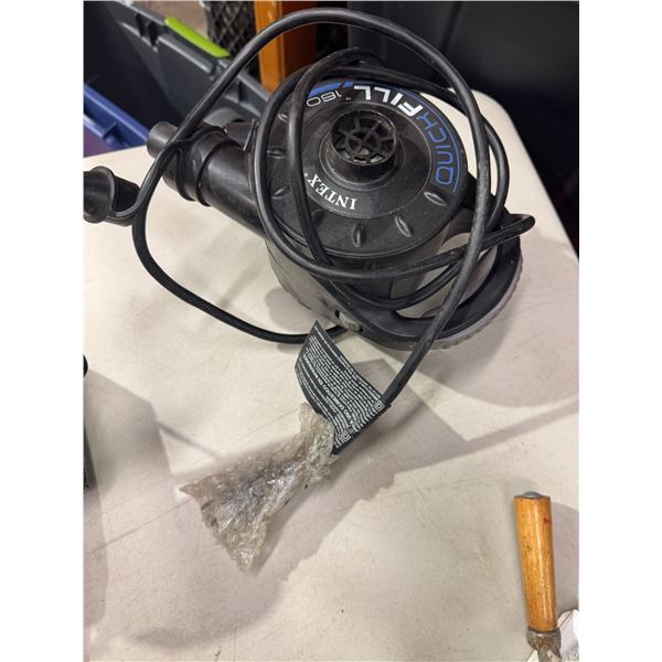 Quick fill pump, Intex