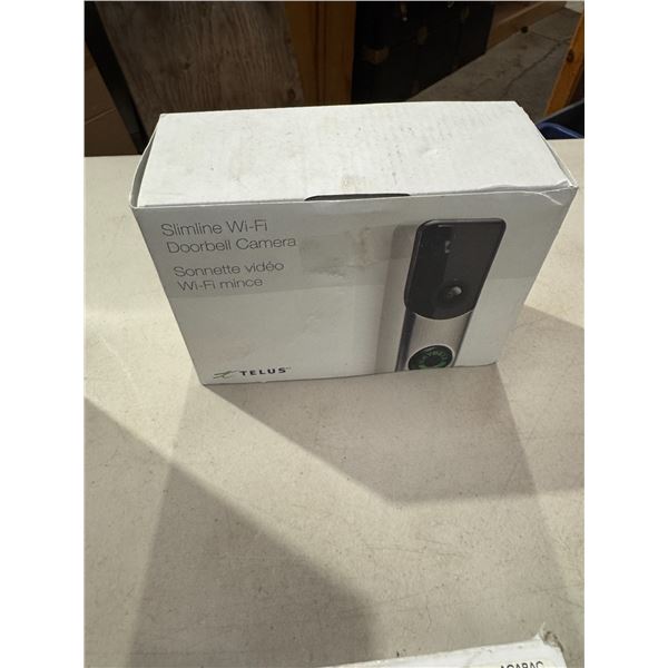 Slim line Wi-Fi doorbell camera