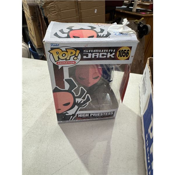Pop animation, samurai Jack highest priestess vinyl figurine