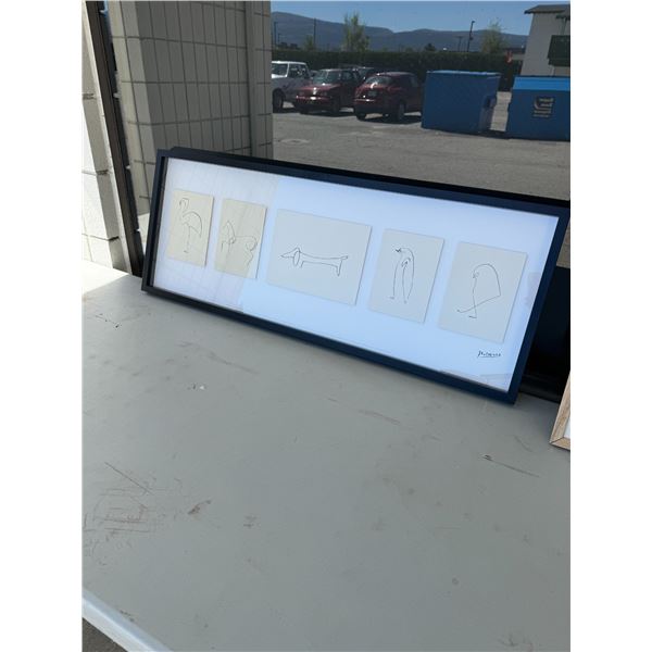 Pablo Picasso, flamingo, penguin, Sausage, dog, Zorro, volume VI printing license art development, D