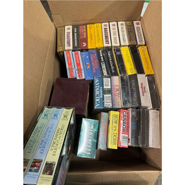 Scenic Railway search for the Titanic, National Geographic, and other sealed new VHS
