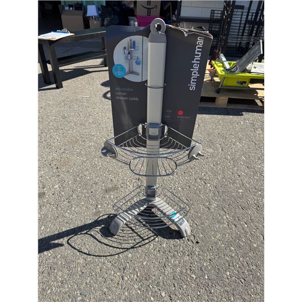 New corner adjustable shower caddy