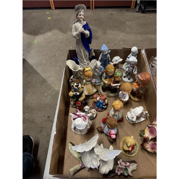 Assorted collectible figurines