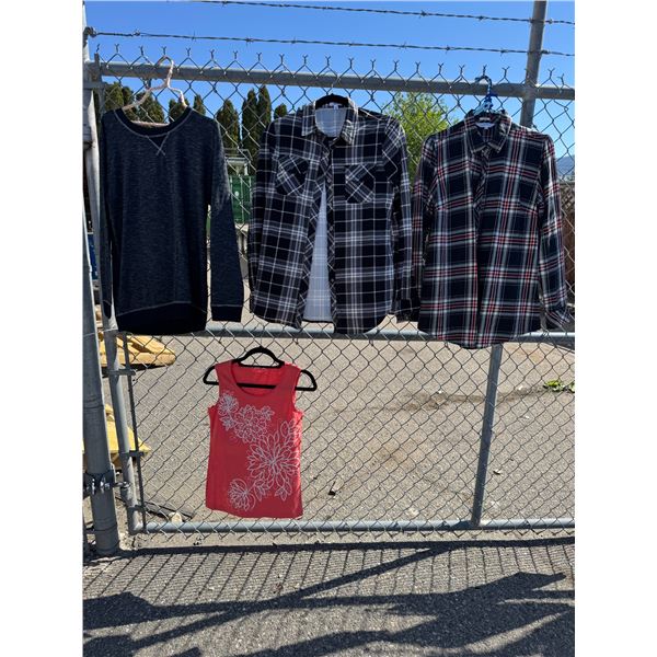 Shirts and tops assorted sizes