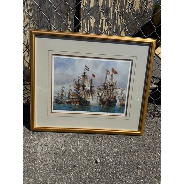 Mark Myers 693/950 the answer Amsterdam ship artwork