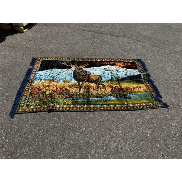 Vintage velvet wall hanging