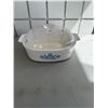 Image 1 : Corningware, where baking dish lid has chip