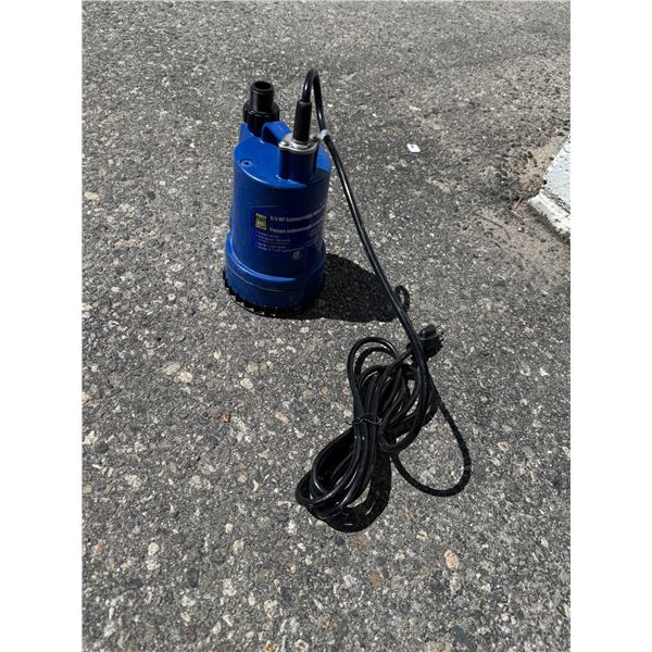 1/4 horsepower sub pump