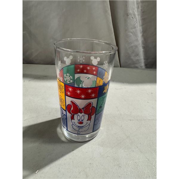 Mickey and Minnie glass
