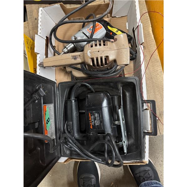 Drill, sander and jigsaw