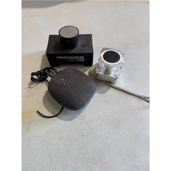 Speakers and cologne