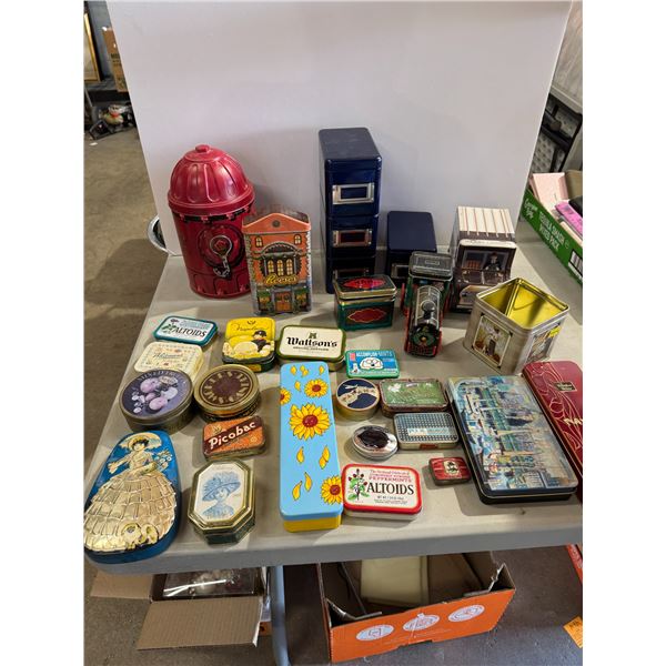 Collectible tin light