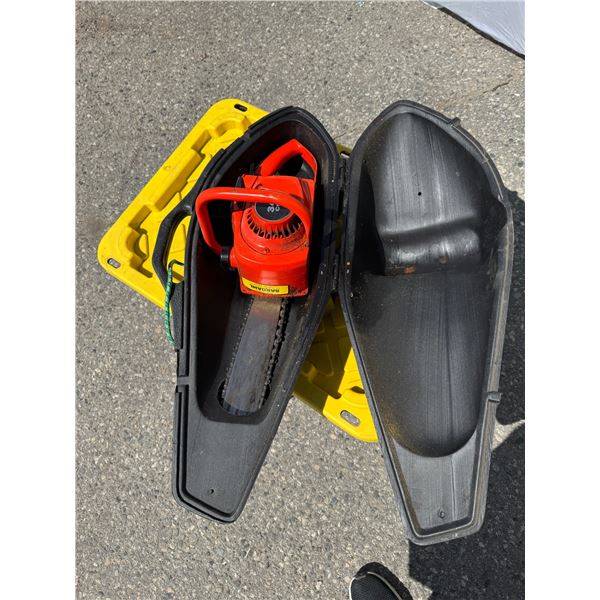 Chainsaw in case