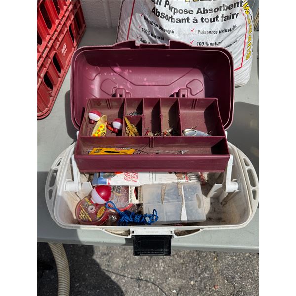 Tacklebox and contents