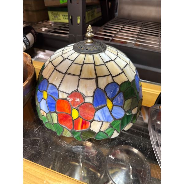 Stained glass lampshade