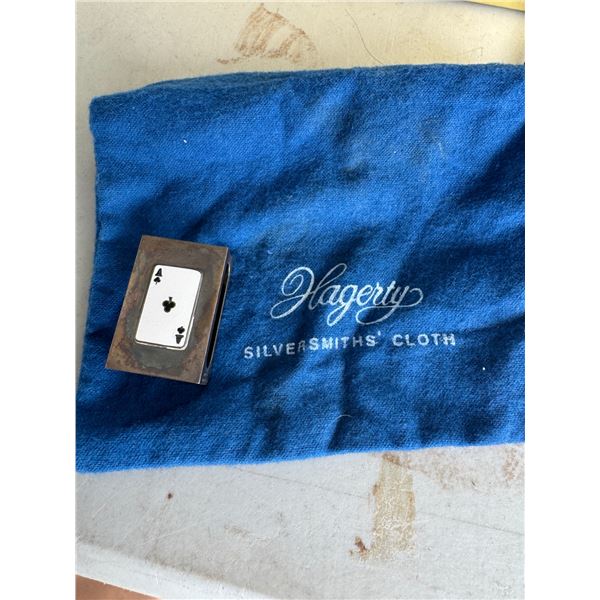 Sterling match box cover