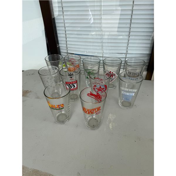 Beer glasses