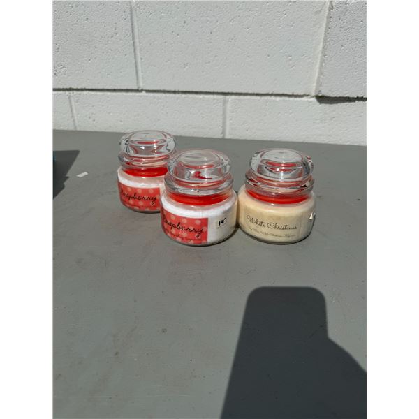 2 new candles, One used