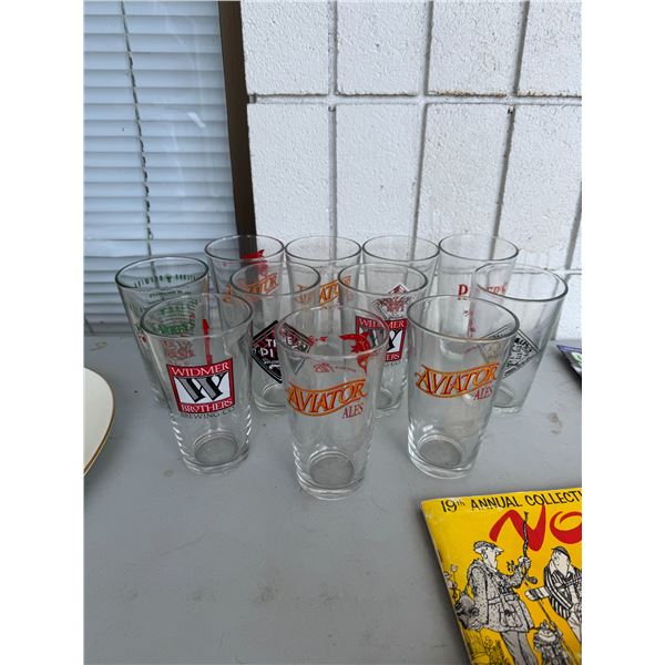 Beer glasses