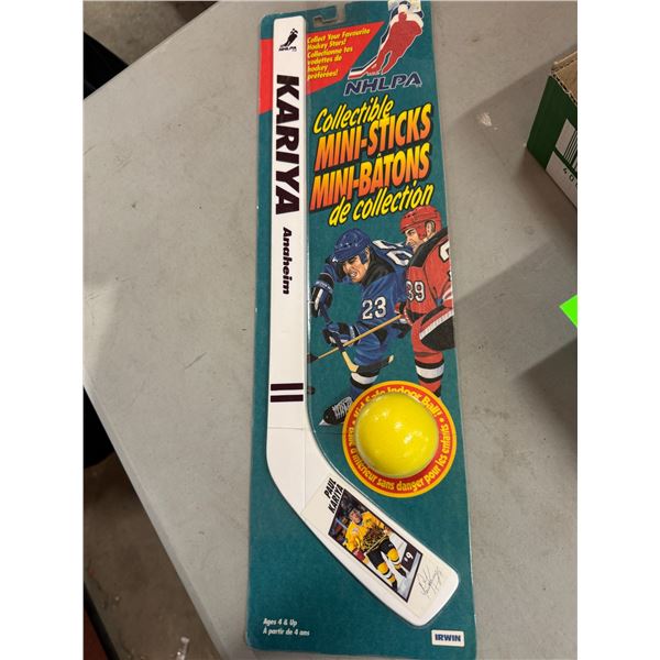 Nhlpa collectible mini stick