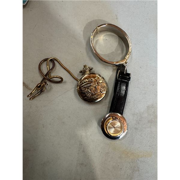 Bracelet watch and pocket watch