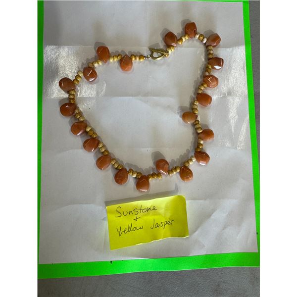 Sunstone and Jasper necklace